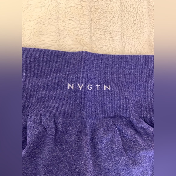 NVGTN Electric Blue Contour Seamless Leggings size XS - Picture 3 of 7